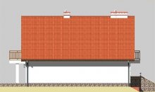 Elewacja projektu LK&131 - 4 - wersja lustrzana