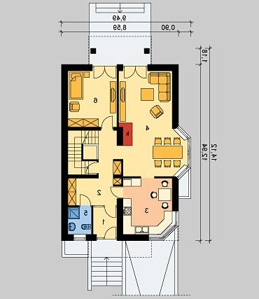 PARTER LK&131 - wersja lustrzana