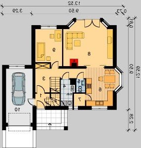 PARTER LK&195 - wersja lustrzana