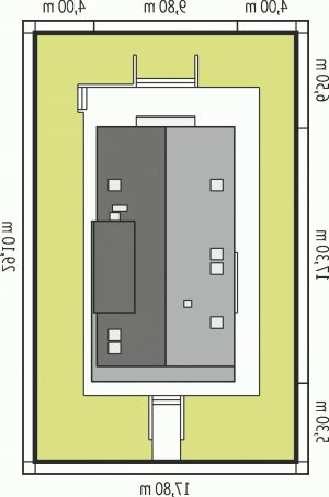 Usytuowanie budynku Bruno G1 w wersji lustrzanej