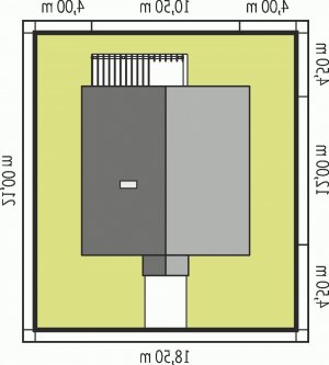 Usytuowanie budynku Bogna III w wersji lustrzanej