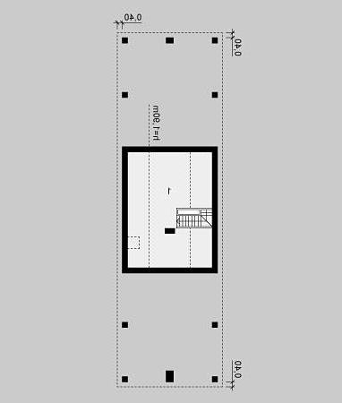 Rzut projektu G42 - wersja lustrzana