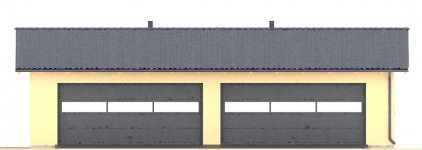 Elewacja projektu G44 - Budynek garażowy - 1