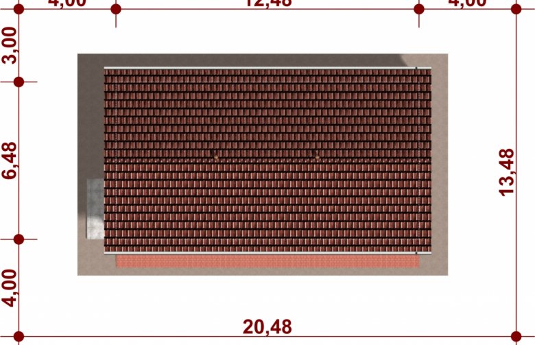 Projekt domu energooszczędnego G44 - Budynek garażowy - Usytuowanie