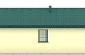 Projekt domu energooszczędnego G45 - Budynek garażowo - gospodarczy - elewacja 4