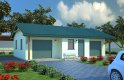 Projekt domu energooszczędnego G45 - Budynek garażowo - gospodarczy - wizualizacja 0
