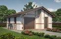 Projekt domu energooszczędnego G46 - Budynek garażowo - gospodarczy - wizualizacja 0