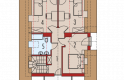 Projekt domu z poddaszem Julek II - poddasze