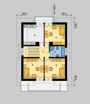 PODDASZE LK&460 - wersja lustrzana