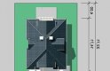 Projekt domu wolnostojącego LK&460 - usytuowanie - wersja lustrzana
