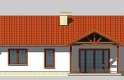 Projekt domu dwurodzinnego LK&368 - elewacja 4