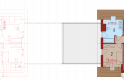 Projekt domu bliźniaczego Kajka G2 (bliźniak) - poddasze