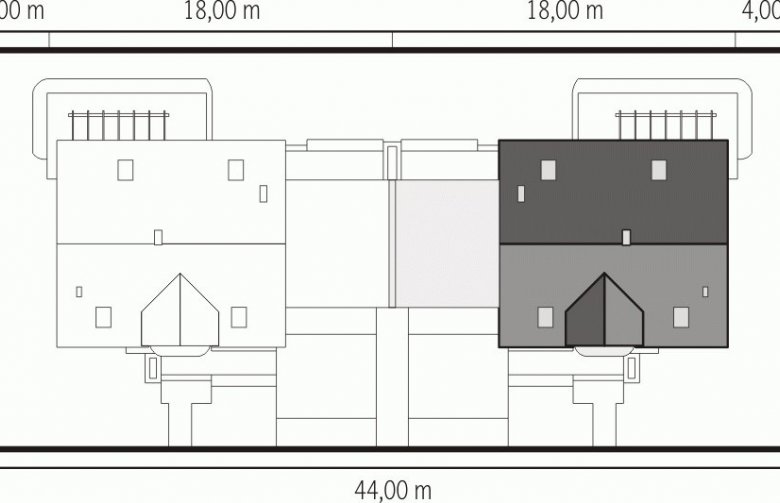 Projekt domu bliźniaczego Kajka G2 (bliźniak) - Usytuowanie