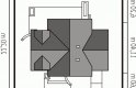 Projekt domu wolnostojącego Helka G1 - usytuowanie - wersja lustrzana