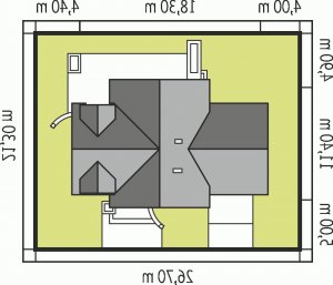 Usytuowanie budynku Helka G2 w wersji lustrzanej