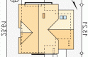 Projekt domu tradycyjnego Jaspis 4 - usytuowanie - wersja lustrzana