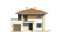Projekt domu tradycyjnego Cyprys 3 - elewacja 1