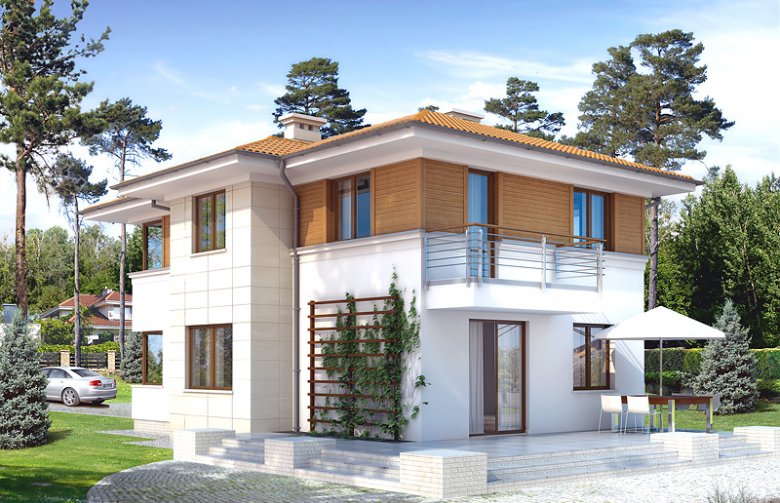 Projekt domu tradycyjnego Cyprys 3