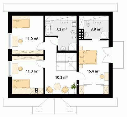 Rzut projektu Chaber 2