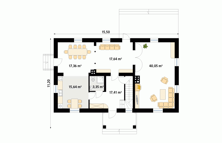 Projekt domu wielorodzinnego Świt - 