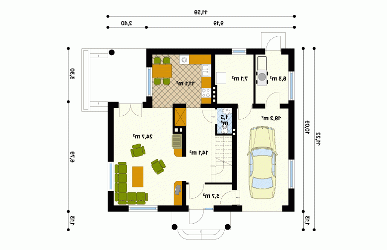 Projekt domu wielorodzinnego Boston 3 - 