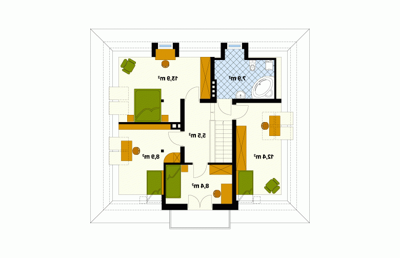 Projekt domu wielorodzinnego Boston 3 - 