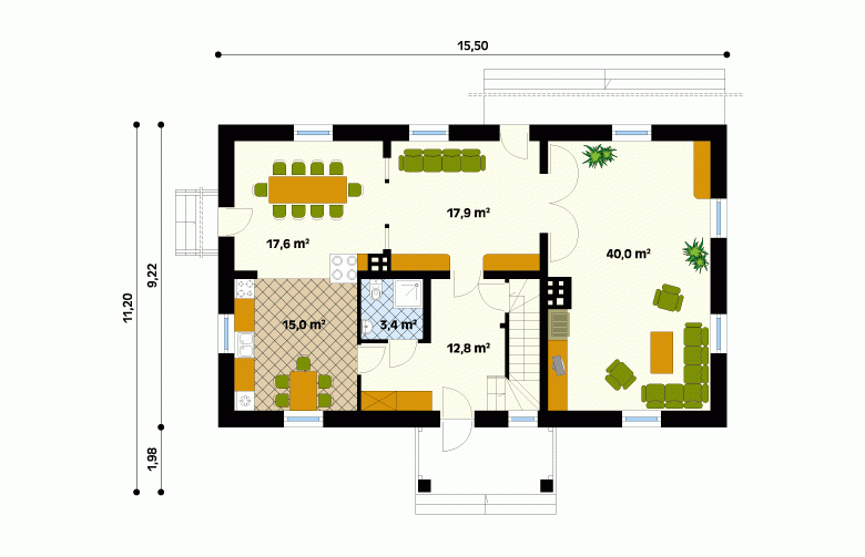 Projekt domu wielorodzinnego Świt 2 - 