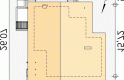 Projekt domu tradycyjnego Lara 4 - usytuowanie - wersja lustrzana
