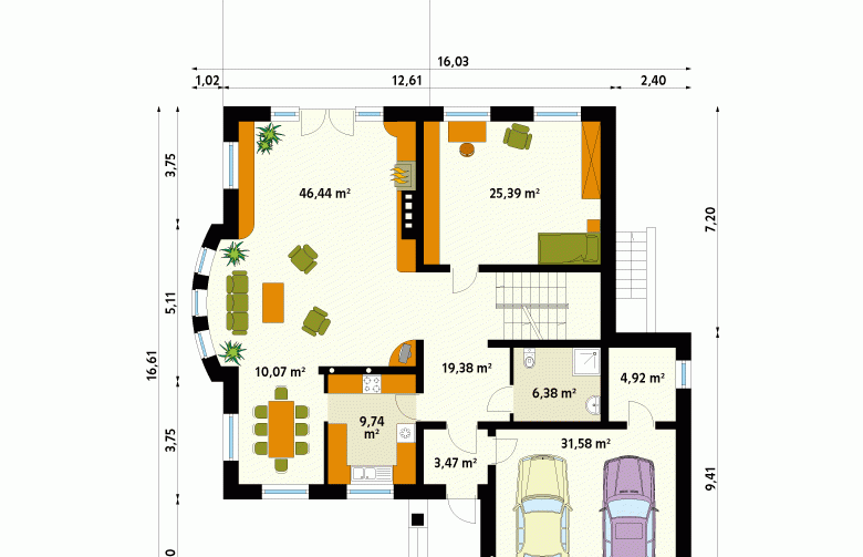 Projekt domu wielorodzinnego Ocean 3 - 