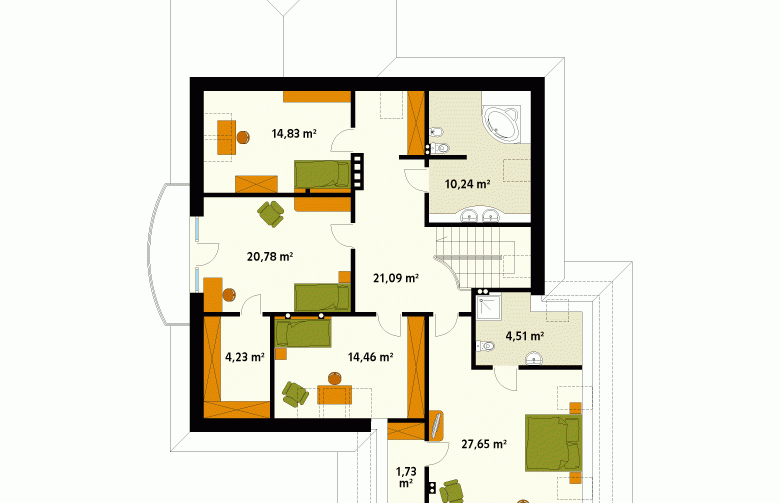 Projekt domu wielorodzinnego Ocean 3 - 