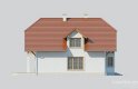 Projekt domu jednorodzinnego LK&495 - elewacja 4