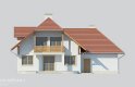 Projekt domu jednorodzinnego LK&495 - elewacja 3