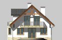 Projekt domu jednorodzinnego LK&497 - elewacja 2