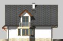 Projekt domu jednorodzinnego LK&497 - elewacja 3