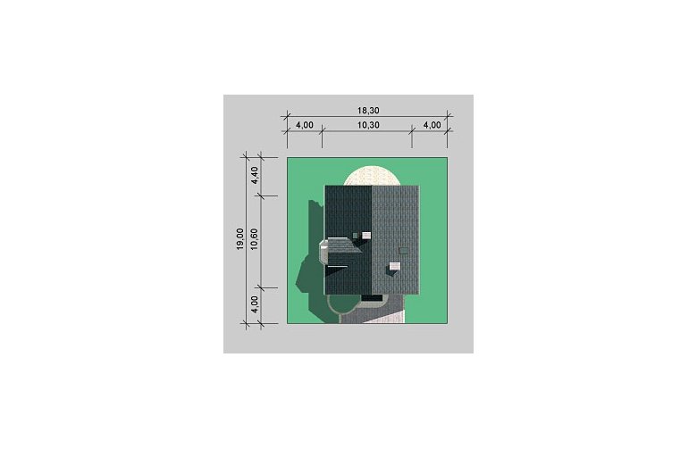 Projekt domu jednorodzinnego LK&497 - Usytuowanie