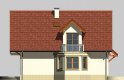 Projekt domu jednorodzinnego LK&498 - elewacja 4