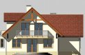 Projekt domu jednorodzinnego LK&498 - elewacja 2