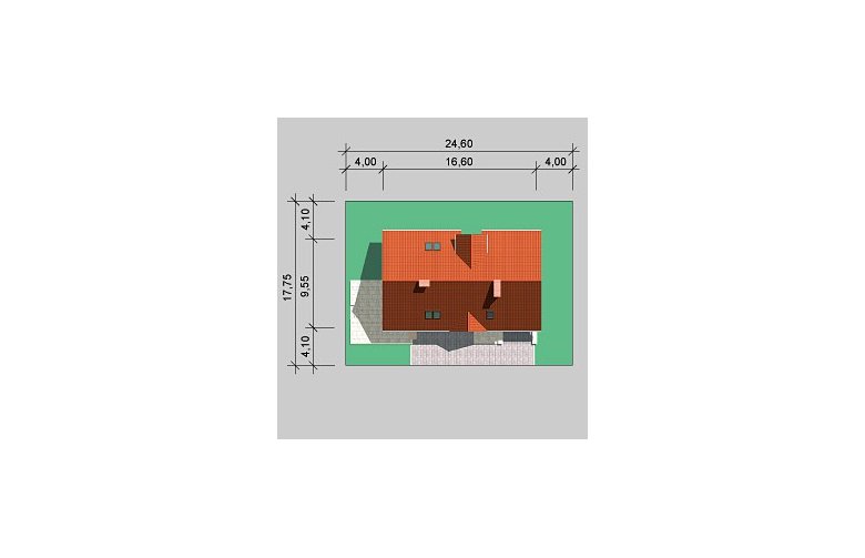 Projekt domu jednorodzinnego LK&504 - Usytuowanie