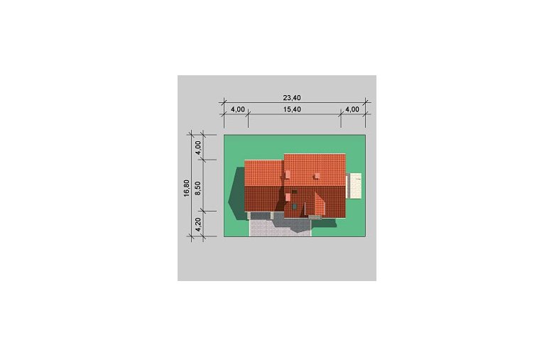 Projekt domu jednorodzinnego LK&515 - Usytuowanie