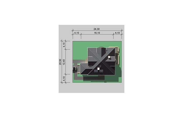 Projekt domu jednorodzinnego LK&526 - Usytuowanie