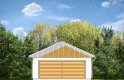 Projekt domu energooszczędnego Garaż BG12 (437) - elewacja 1