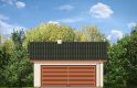 Projekt domu energooszczędnego Garaż BG13 (438) - elewacja 1