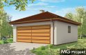 Projekt domu energooszczędnego Garaż BG14 (439) - wizualizacja 0