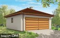 Projekt domu energooszczędnego Garaż BG14 (439) - wizualizacja 0