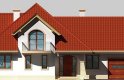 Projekt domu jednorodzinnego LK&528 - elewacja 3