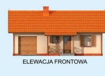 Elewacja projektu AVERNO dom letniskowy - 1