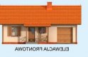 Projekt domu letniskowego AVERNO dom letniskowy - elewacja 1