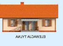 Elewacja projektu AVERNO dom letniskowy - 3 - wersja lustrzana