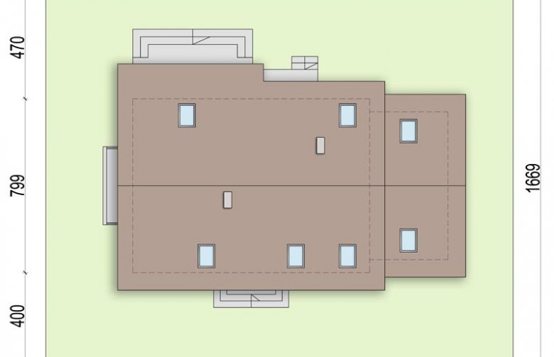 Projekt domu jednorodzinnego Kiwi 2 - Usytuowanie