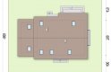 Projekt domu jednorodzinnego Kiwi 2 - usytuowanie - wersja lustrzana